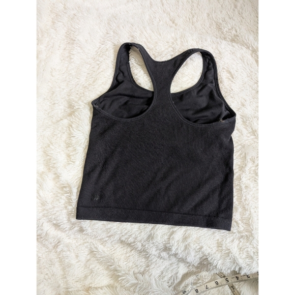All In Motion Ribbed Stretchy Spandex Ribbed Longline Racerback Sports Bra Large - Picture 2 of 7
